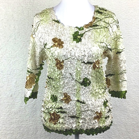 ABC Women’s Stretch Crepe Shirt Size Sm. - Picture 1 of 8